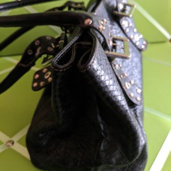 Roberta Gandolfi Genuine Leather Snake Print Bag - Picture 10 of 11